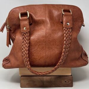 Antik Kraft Roxanne Satchel Handbag Camel